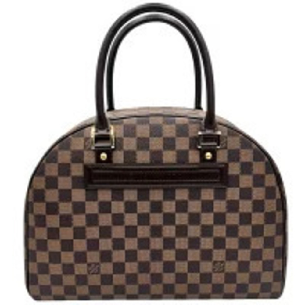 Louis Vuitton Damier Nolita Boston Bag Handbag Brown